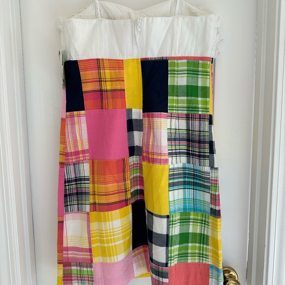 NWT Lilly Pulitzer Cameron Strapless Dress Bingo Blanket Patch Size 4 NEW Tags - Picture 2 of 2